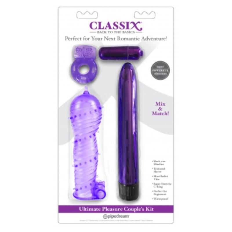 Ultimate Pleasure Couples Kit Purple Ultimate Pleasure Couples Kit Purple