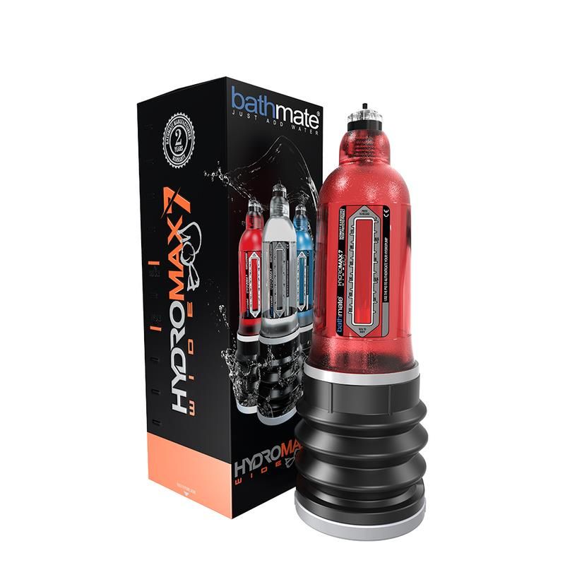 Penis Pump Hydromax7 Wide Boy Red Penis Pump Hydromax7 Wide Boy Red