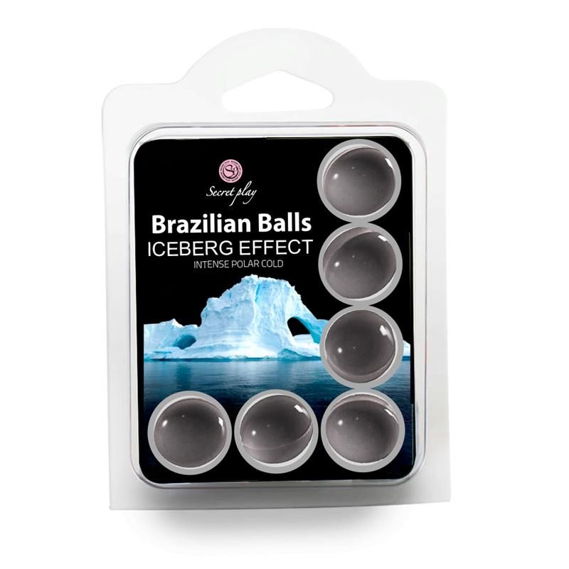 Set 6 Brazilian Balls Iceberg Cold Effect Set 6 Brazilian Balls Iceberg Cold Effect