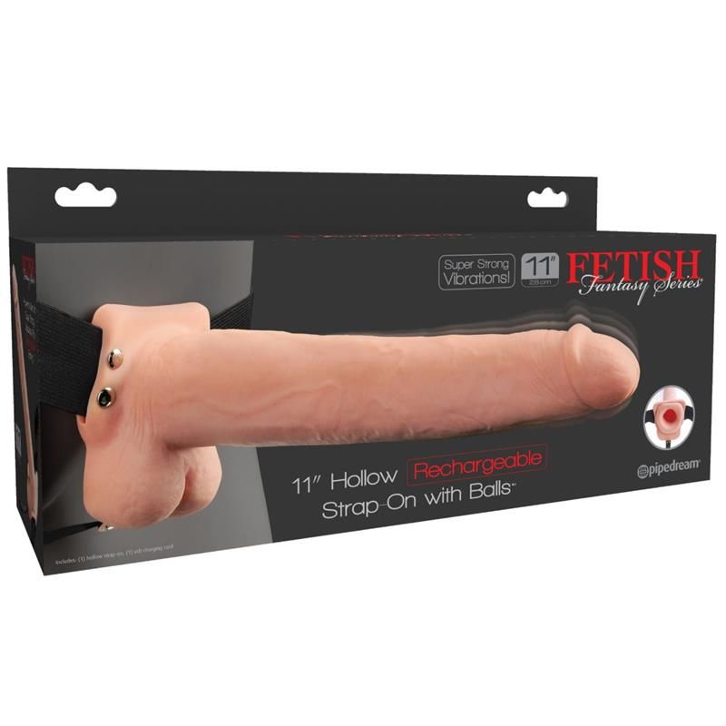 Hollow Strap-On with Dildo with Vibration 11 Hollow Strap-On with Dildo with Vibration 11