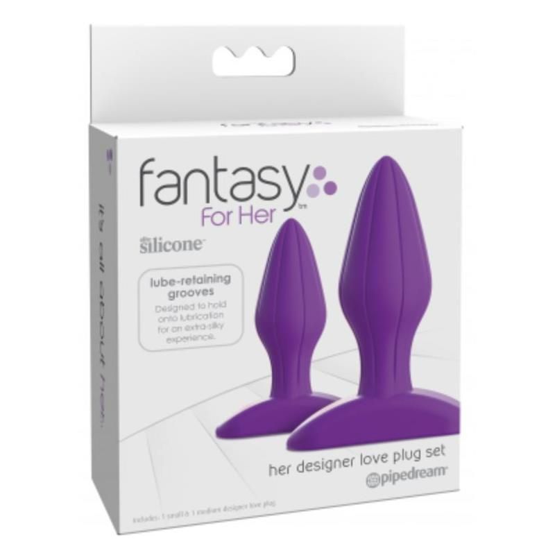 Set of 2 Anal Plug Designer Love Set of 2 Anal Plug Designer Love