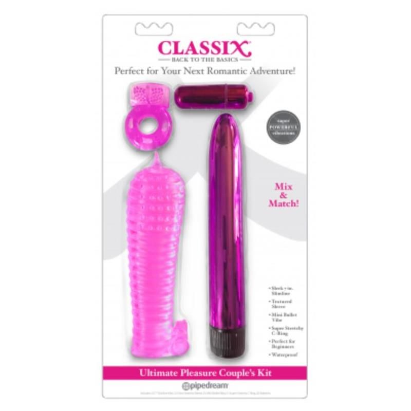 Ultimate Pleasure Couples Kit Pink Ultimate Pleasure Couples Kit Pink