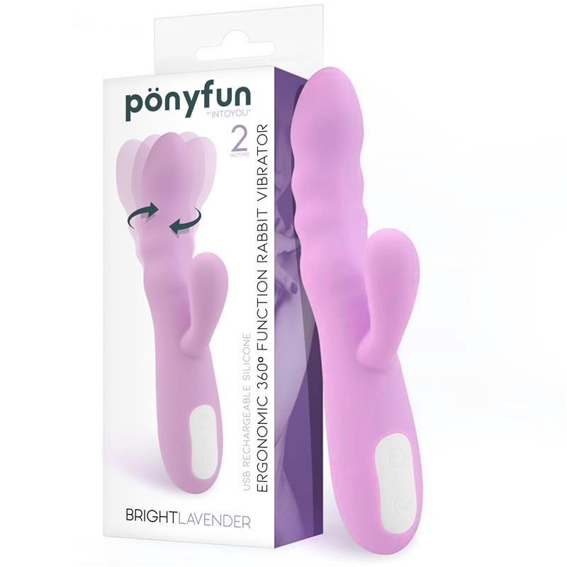 Brightlavender Vibe and Rotator Double Motor 360? USB Silicone