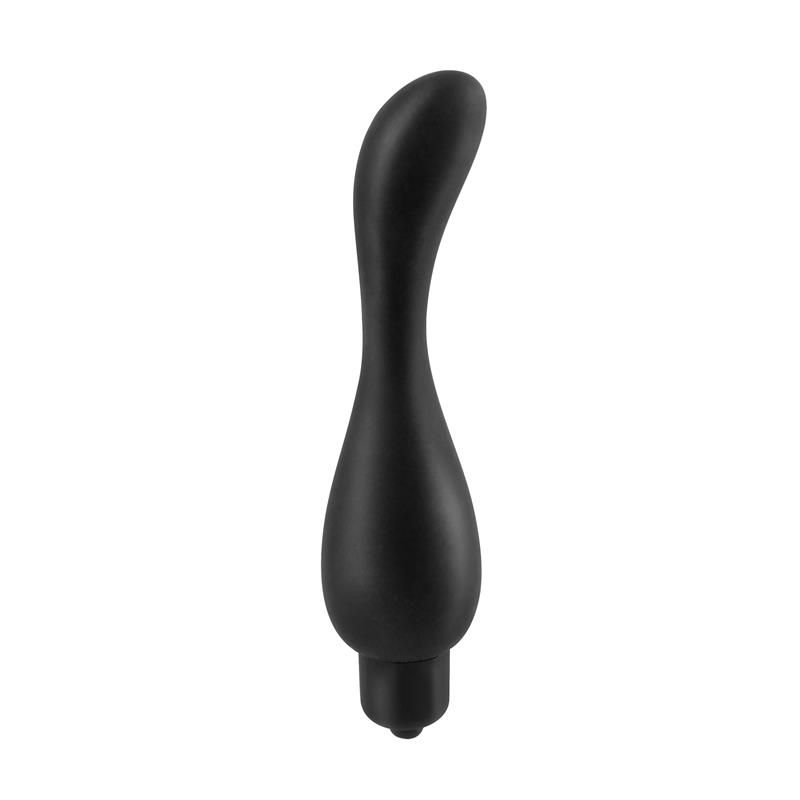 Anal Stimulator with Vibration Vibrating Smoothy Black Anal Stimulator with Vibration Vibrating Smoothy Black