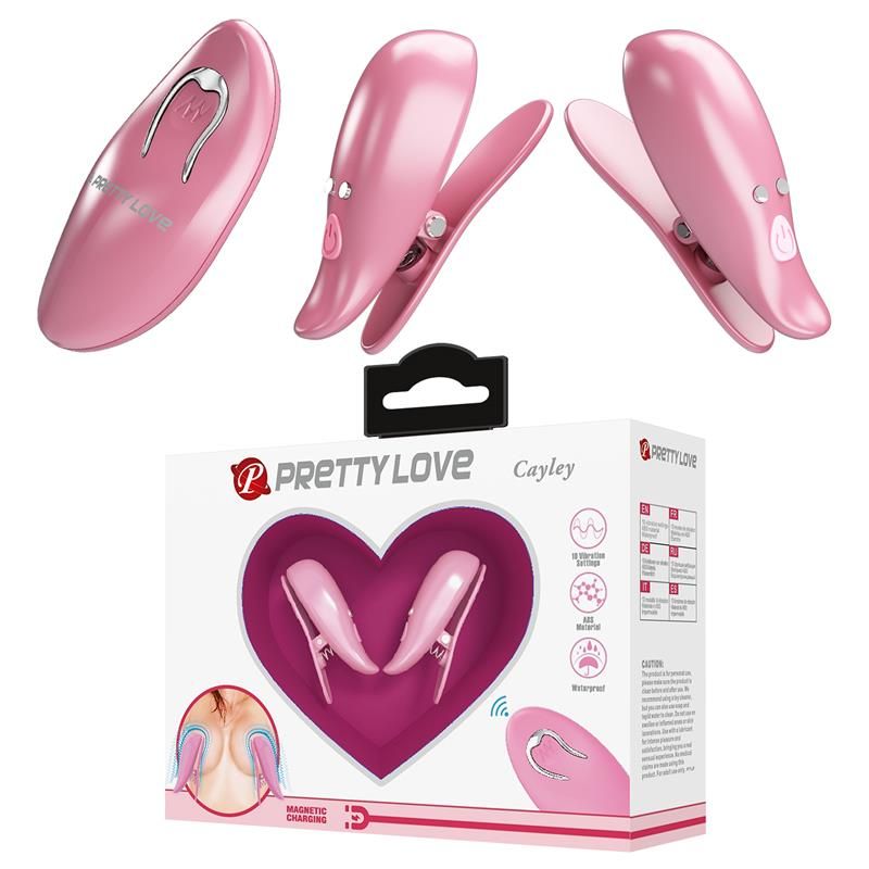 Cailey Nipple Clamps with Vibration and Remote Cailey Nipple Clamps with Vibration and Remote