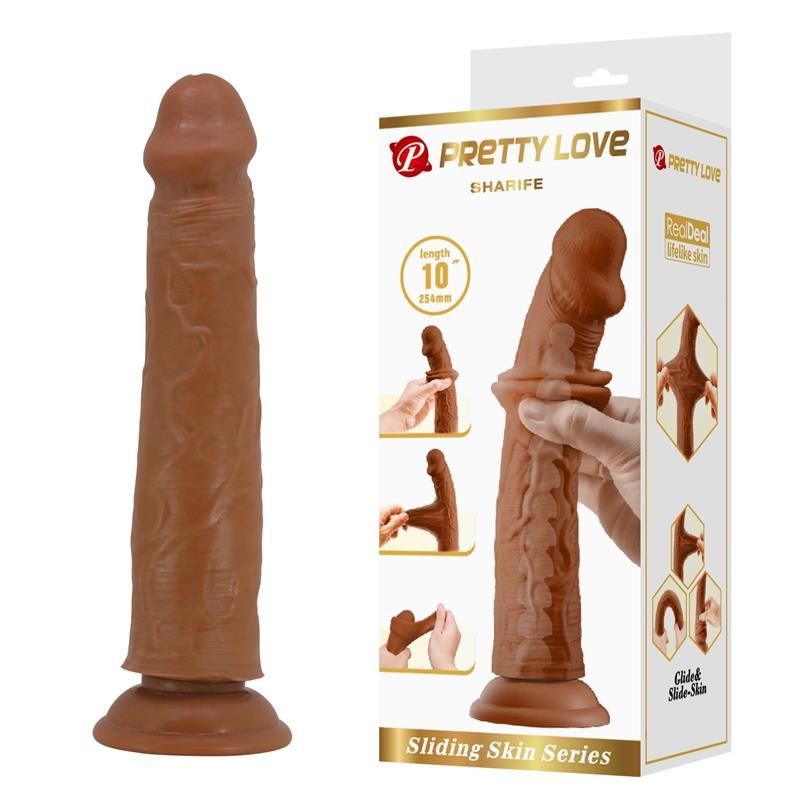 Sharife Dildo Sliding Skin-Retractil 25 cm Sharife Dildo Sliding Skin-Retractil 25 cm