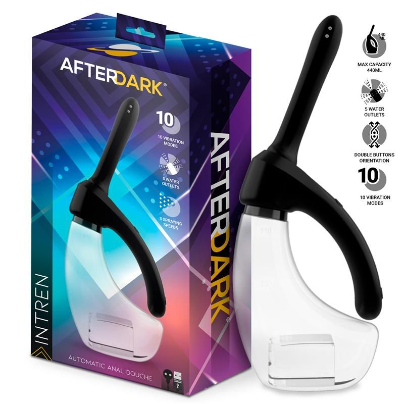 Intren Automatic Anal Douche with Vibration and 5 Water Outlets Intren Automatic Anal Douche with Vibration and 5 Water Outlets