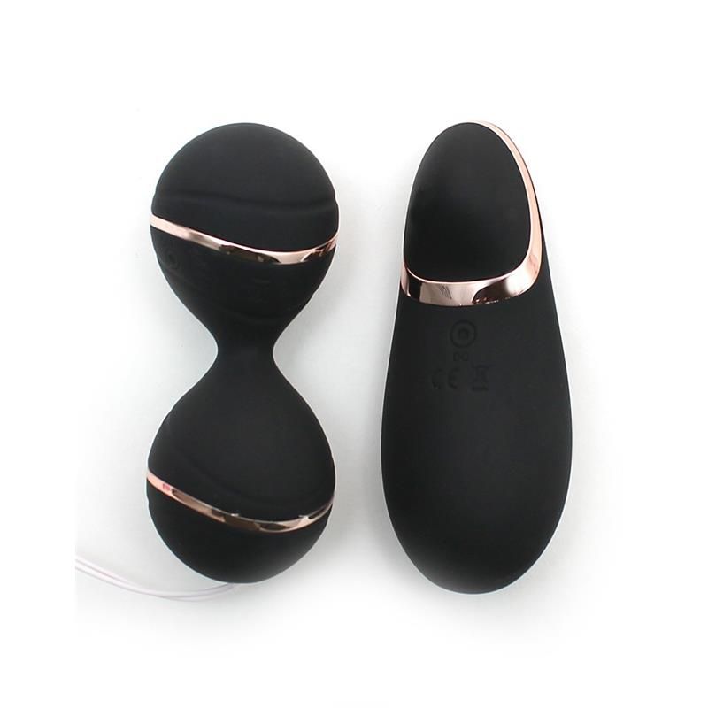 Vibrating Lay-on Kegelball set Ibiza Black Vibrating Lay-on Kegelball set Ibiza Black