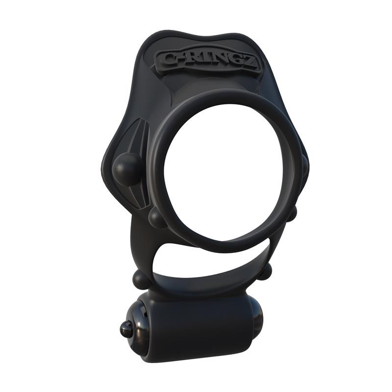Fantasy C-Ringz Rock Hard Vibrating Ring Black Fantasy C-Ringz Rock Hard Vibrating Ring Black