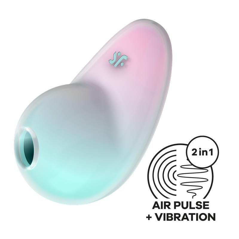 Pixie Dust Clitoris Sucker with Vibration Mint/Pink Pixie Dust Clitoris Sucker with Vibration Mint/Pink