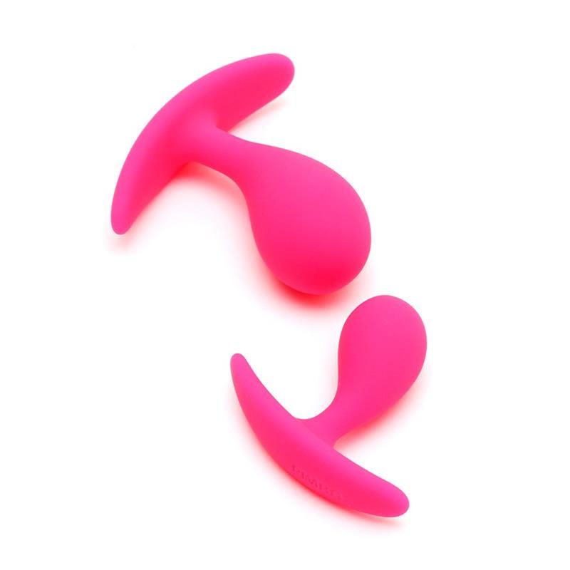 Anal Play Plug Duo set Copenhagen Pink Anal Play Plug Duo set Copenhagen Pink