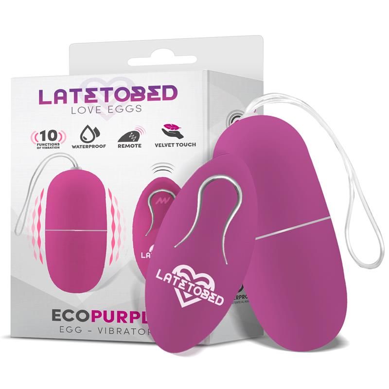 Ecopurple Vibrating Egg with Remote Control Ecopurple Vibrating Egg with Remote Control