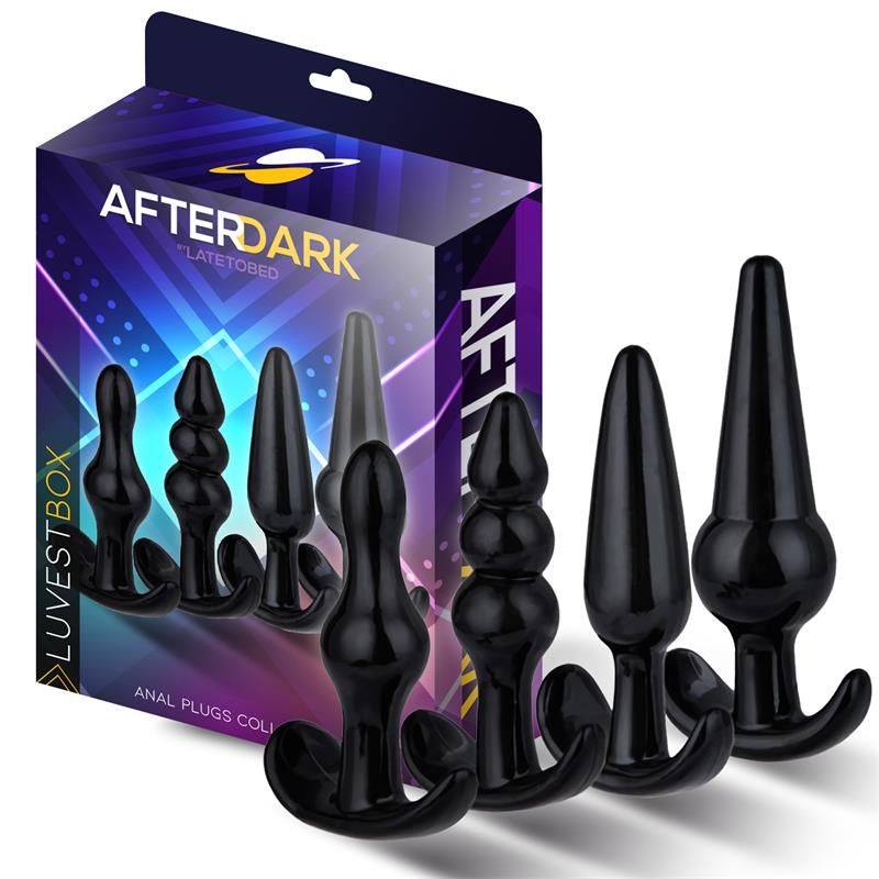 Luvest Box 4 Set of 4 Butt Plugs Anchor Base Luvest Box 4 Set of 4 Butt Plugs Anchor Base