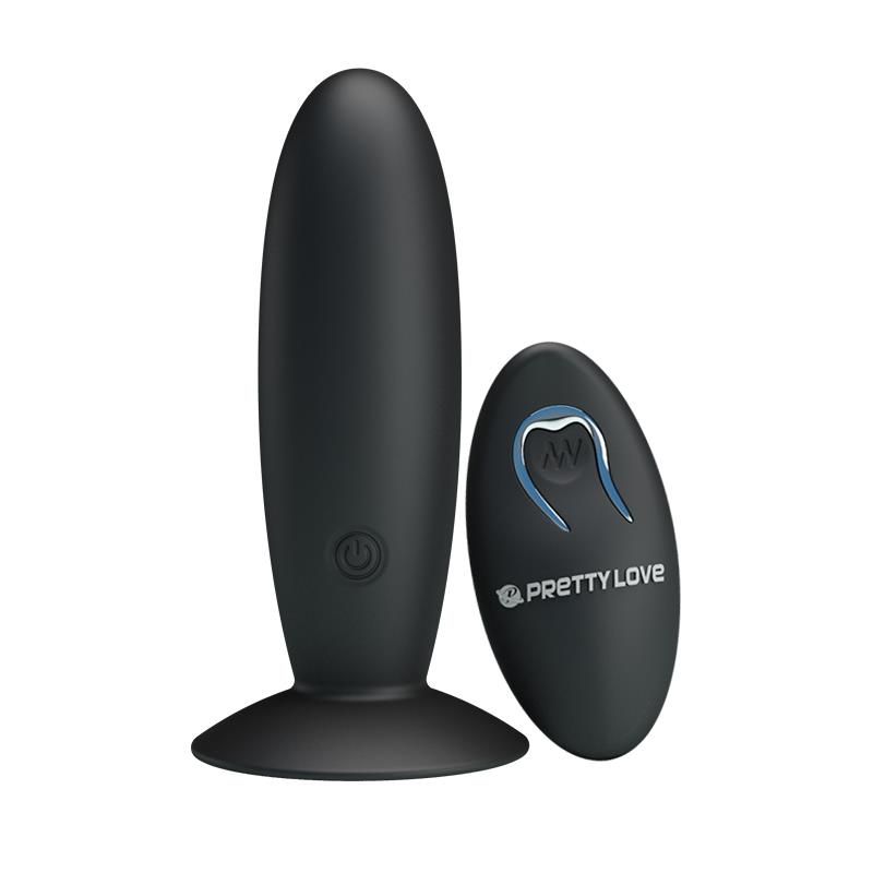 Butt Plug with Remote Control Black Butt Plug with Remote Control Black