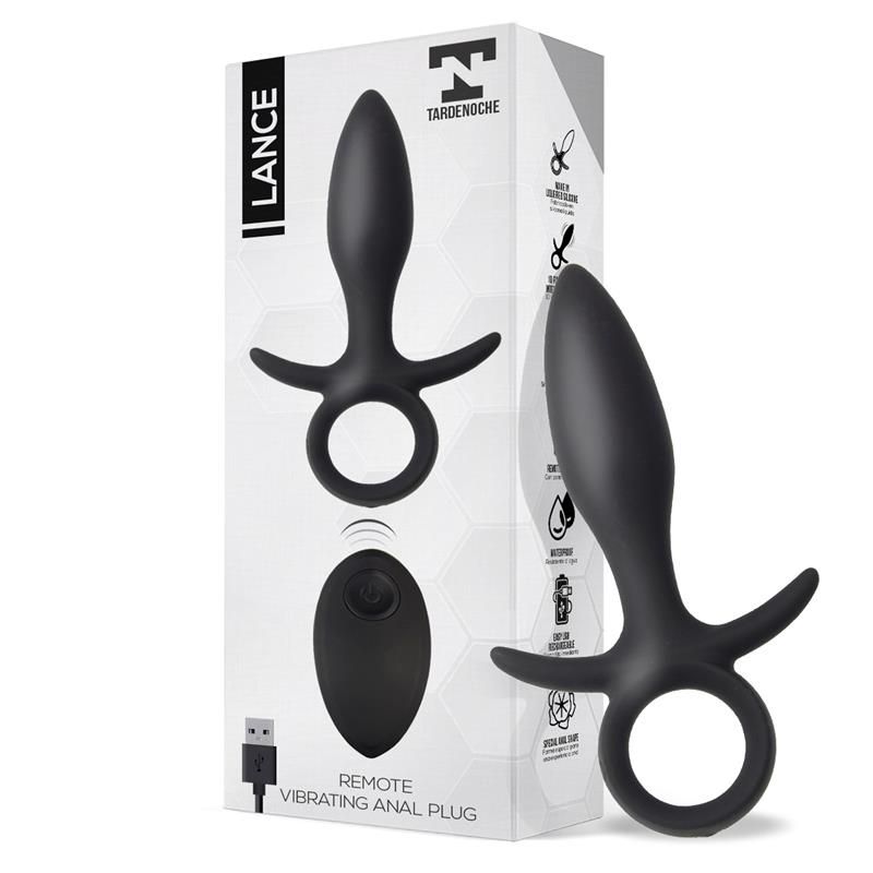 Lance Anal Plug Remote Control Liquified Silicone USB Lance Anal Plug Remote Control Liquified Silicone USB