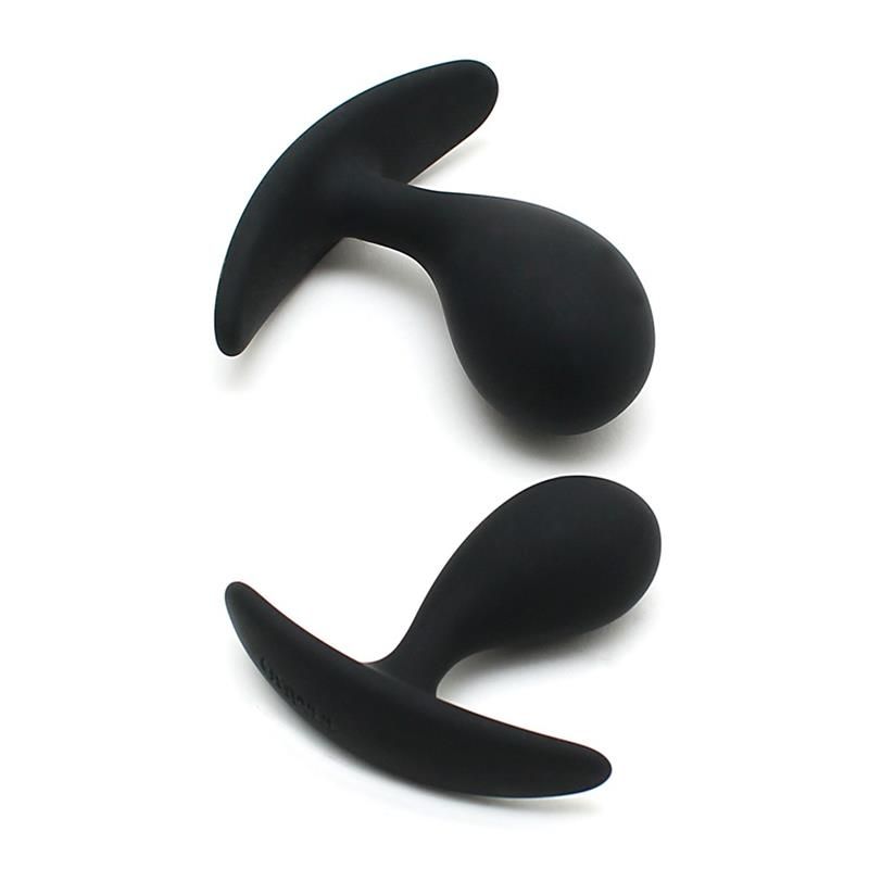 Set of 2 Anatomic Butt Plug Copenhagen Black Set of 2 Anatomic Butt Plug Copenhagen Black