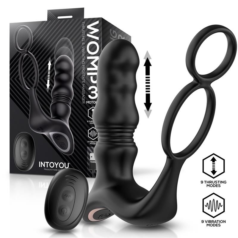 Womp Prostate Massager with Vibration, Thrusting and Remote Womp Prostate Massager with Vibration, Thrusting and Remote