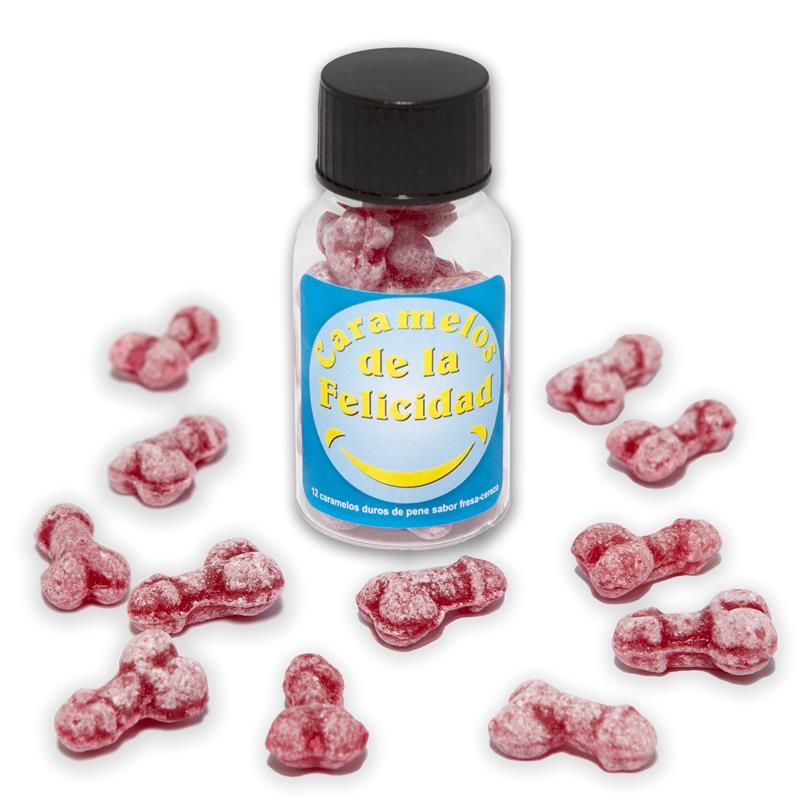 Jar of 12 units Penis Strawberry and Cherry Flavor Sweets Jar of 12 units Penis Strawberry and Cherry Flavor Sweets