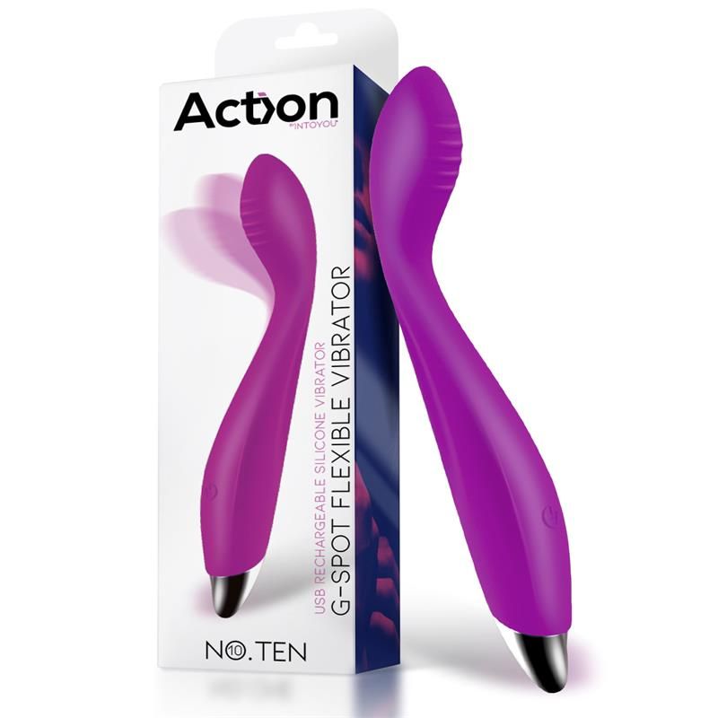 No. Ten G-Spot Hyper-Flexible Vibe Magnetic USB Silicone No. Ten G-Spot Hyper-Flexible Vibe Magnetic USB Silicone