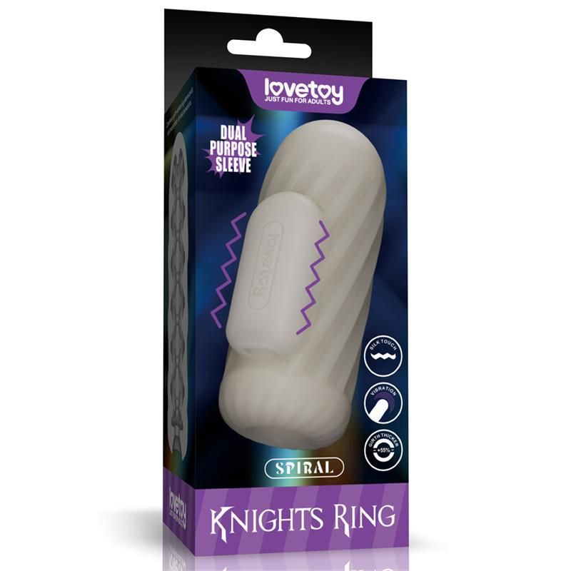 Knights Ring Vibrating Dual Purpose Sleeve Knights Ring Vibrating Dual Purpose Sleeve