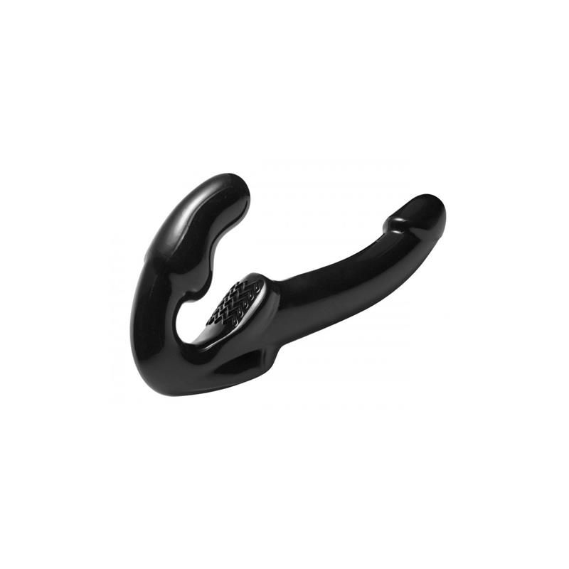 Revolver Strapless Strap On G-Spot Dildo Black Revolver Strapless Strap On G-Spot Dildo Black