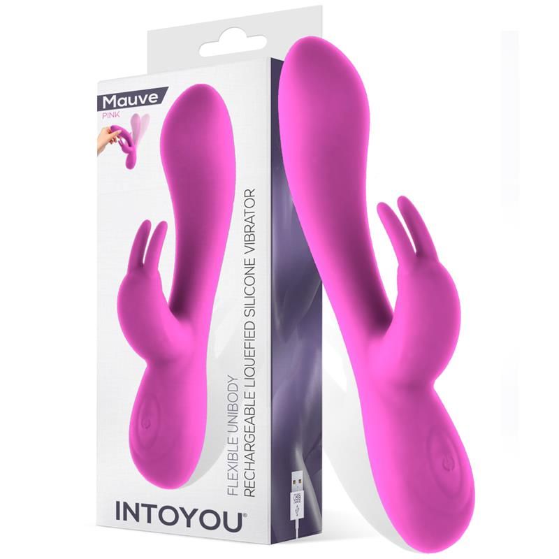 Mauve Unibody Liquefied Silicone Vibe USB Pink Mauve Unibody Liquefied Silicone Vibe USB Pink