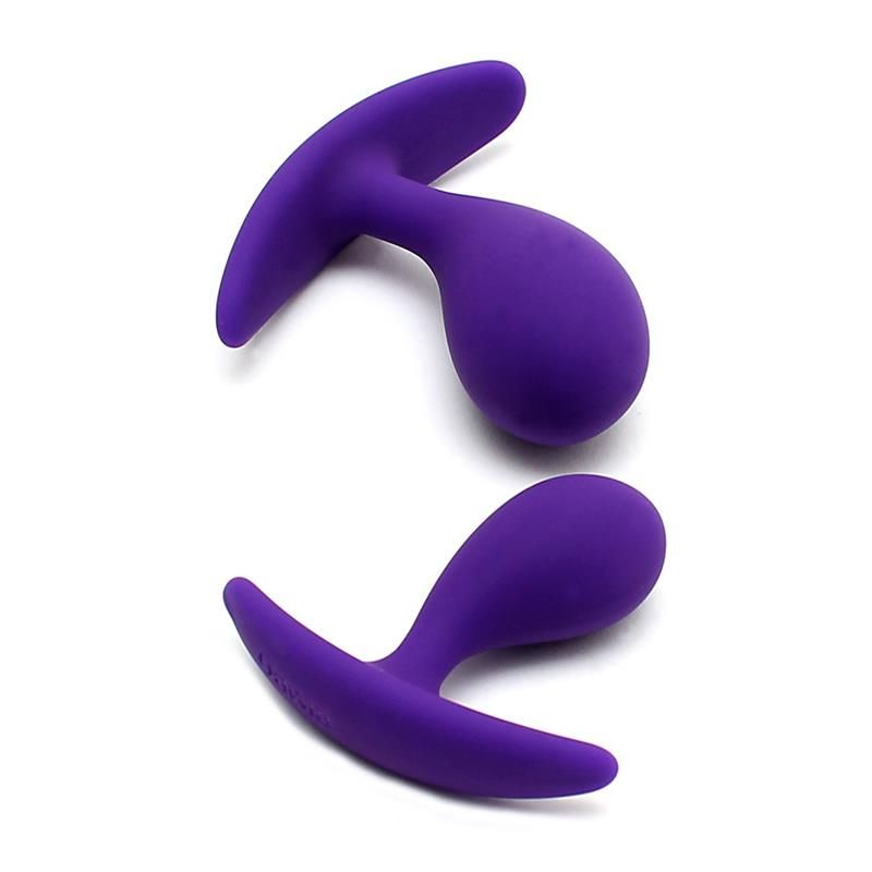 Set of 2 Anatomic Butt Plugs Copenhagen Purple Set of 2 Anatomic Butt Plugs Copenhagen Purple