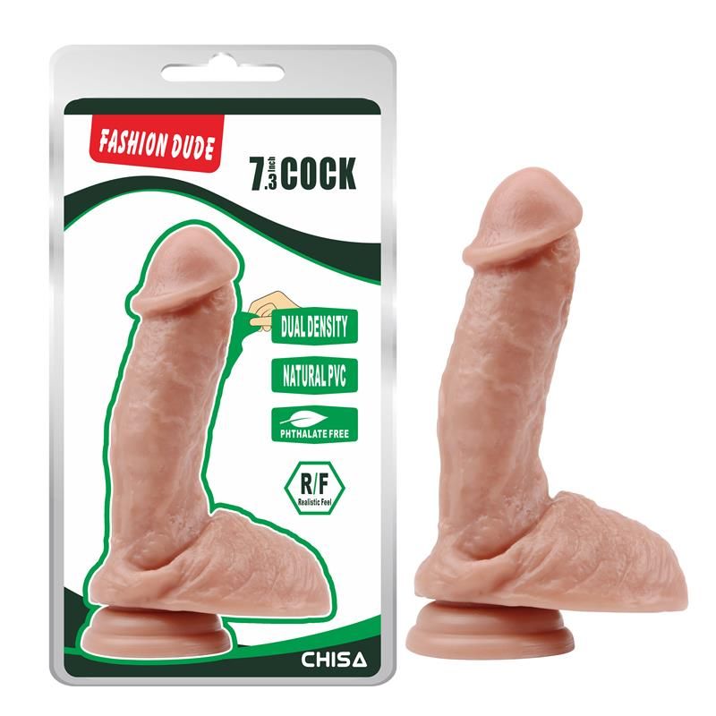 Dildo Dual Density Fashion Dude 7.3 Flesh Dildo Dual Density Fashion Dude 7.3 Flesh