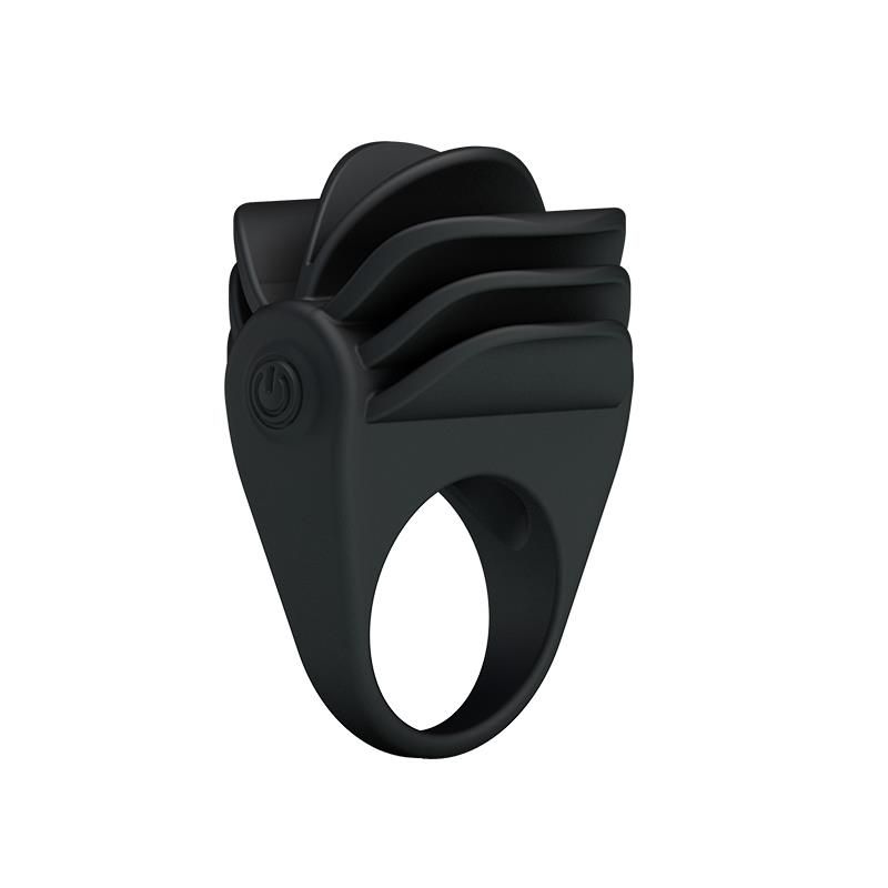 Pretty Love Vibrating Cock Ring Chester Black Pretty Love Vibrating Cock Ring Chester Black