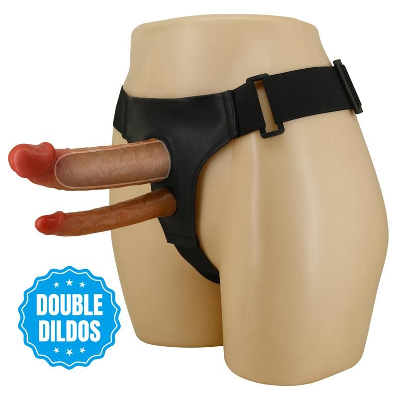 Keaven StrapOn with Hollow Double Dildo Keaven StrapOn with Hollow Double Dildo