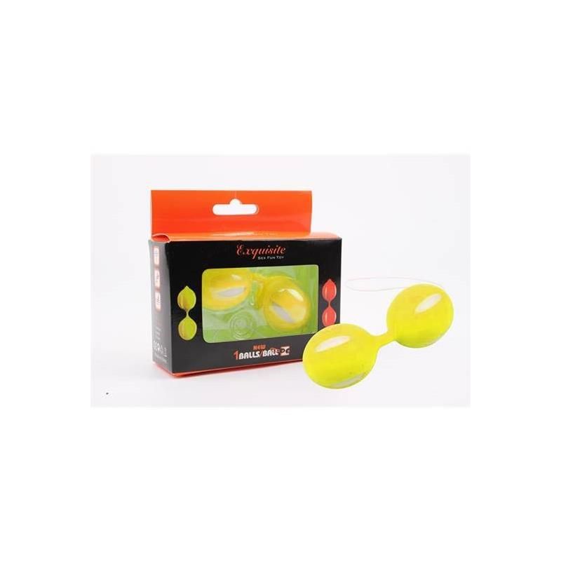 Bolas Ben Wa 10.3 cm Amarillo Bolas Ben Wa 10.3 cm Amarillo