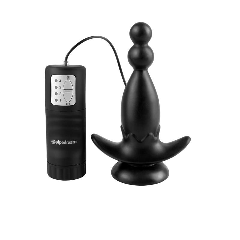 Vibrating Butt Plug Anchor Black Vibrating Butt Plug Anchor Black