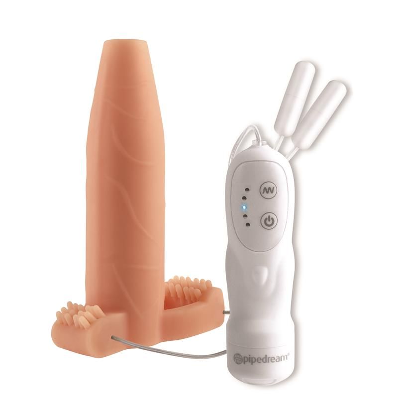 Fantasy X-tensions Real Feel Twin Teazer-Flesh Fantasy X-tensions Real Feel Twin Teazer-Flesh