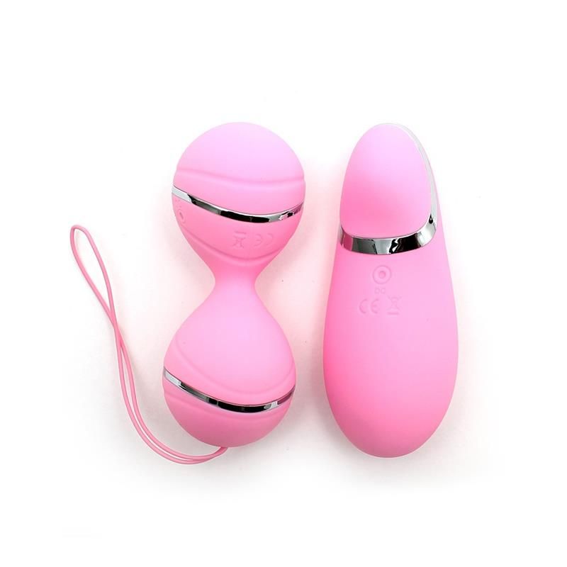 Vibrating Lay-on Kegelball set Ibiza Pink Vibrating Lay-on Kegelball set Ibiza Pink