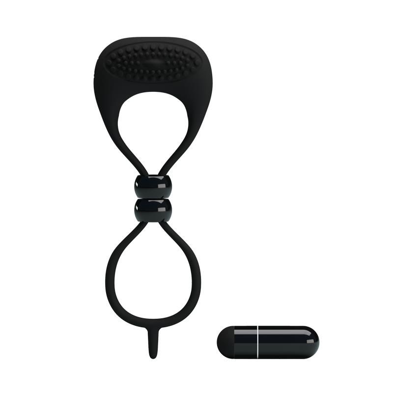 Pretty Love Vibrating Cock Ring Locker Black Pretty Love Vibrating Cock Ring Locker Black