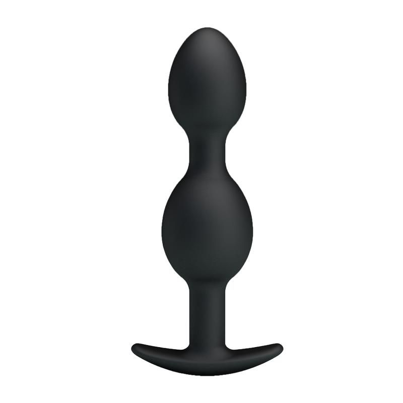 Pretty Love Silicone Anal Balls Black Pretty Love Silicone Anal Balls Black