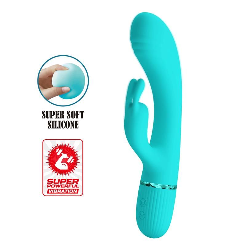 Scocco Rabbit Vibrator Turquoise Scocco Rabbit Vibrator Turquoise