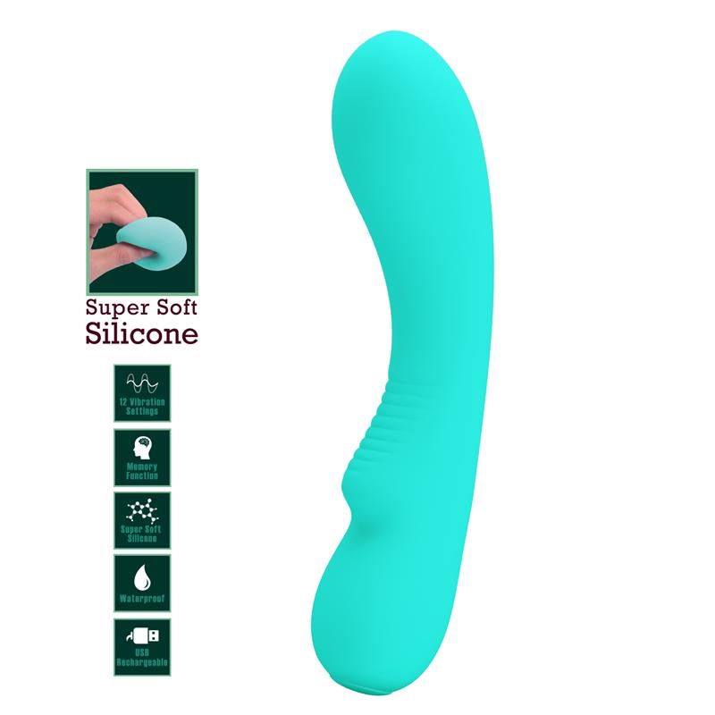 Prescott Vibrator USB Silicone Green Prescott Vibrator USB Silicone Green