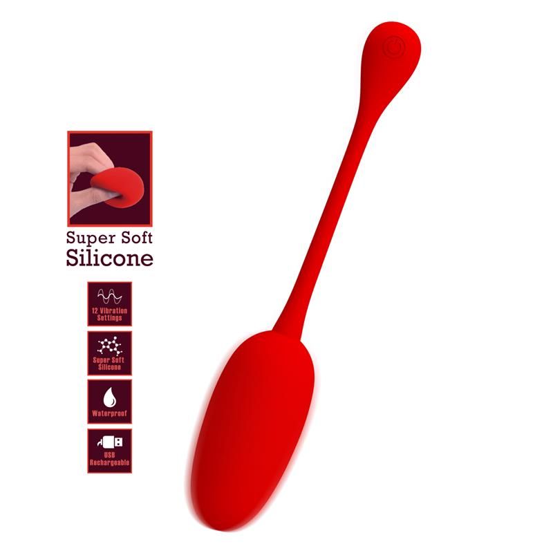 Knucker Vibrating Egg Red Knucker Vibrating Egg Red