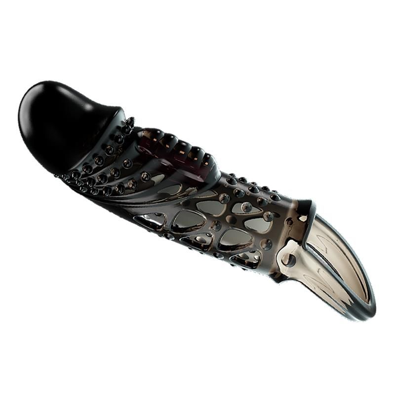 Penis sleeve with vibration Black Penis sleeve with vibration Black