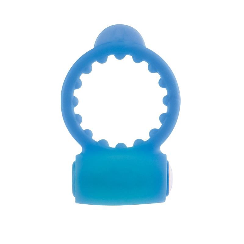 Neon Vibrating Cockring Blue Neon Vibrating Cockring Blue