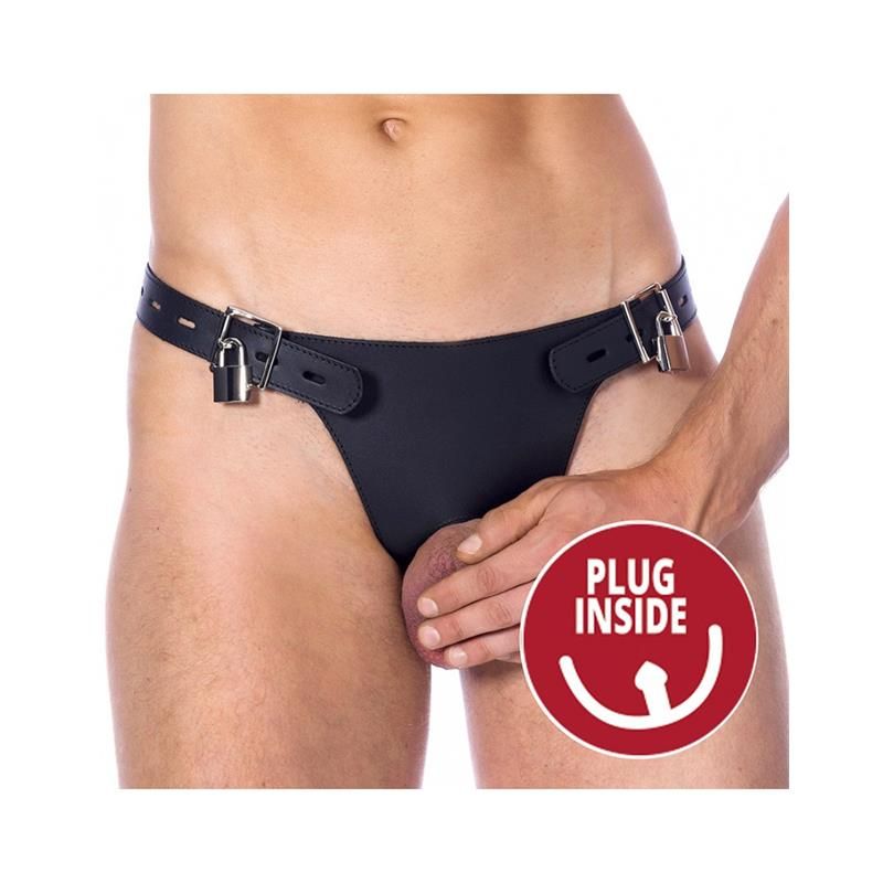 Chastity Belt with Plug Inside Chastity Belt with Plug Inside