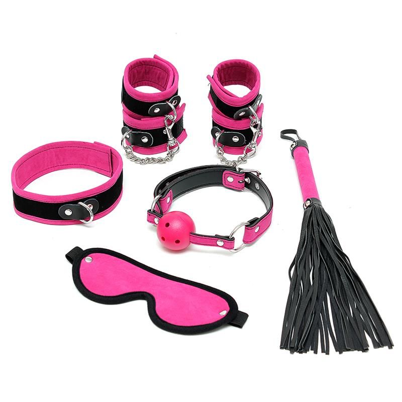 Complete Restraint Set 6 Pink Complete Restraint Set 6 Pink