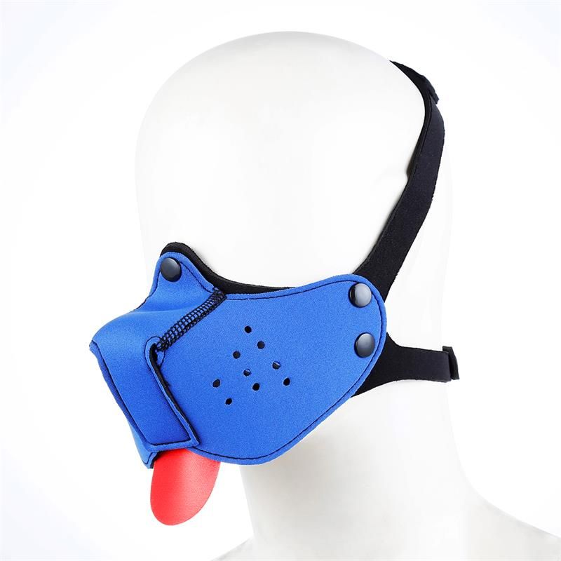 Neoprene Puppy Face Mask Blue Neoprene Puppy Face Mask Blue