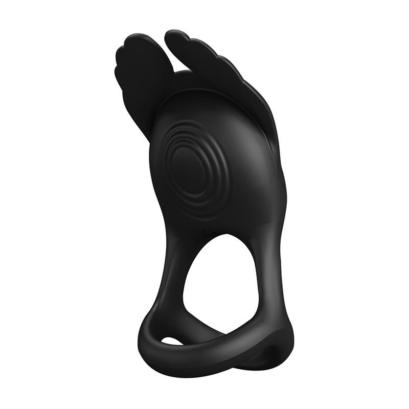 Silas Vibrating Penis Ring Black Silas Vibrating Penis Ring Black