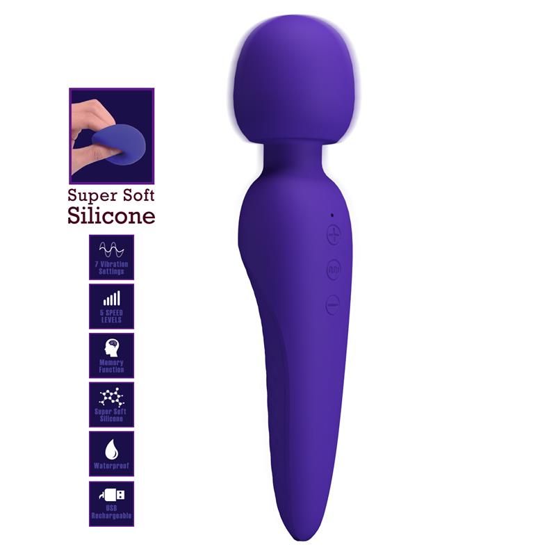 Meredith Massager Wand Violet Meredith Massager Wand Violet