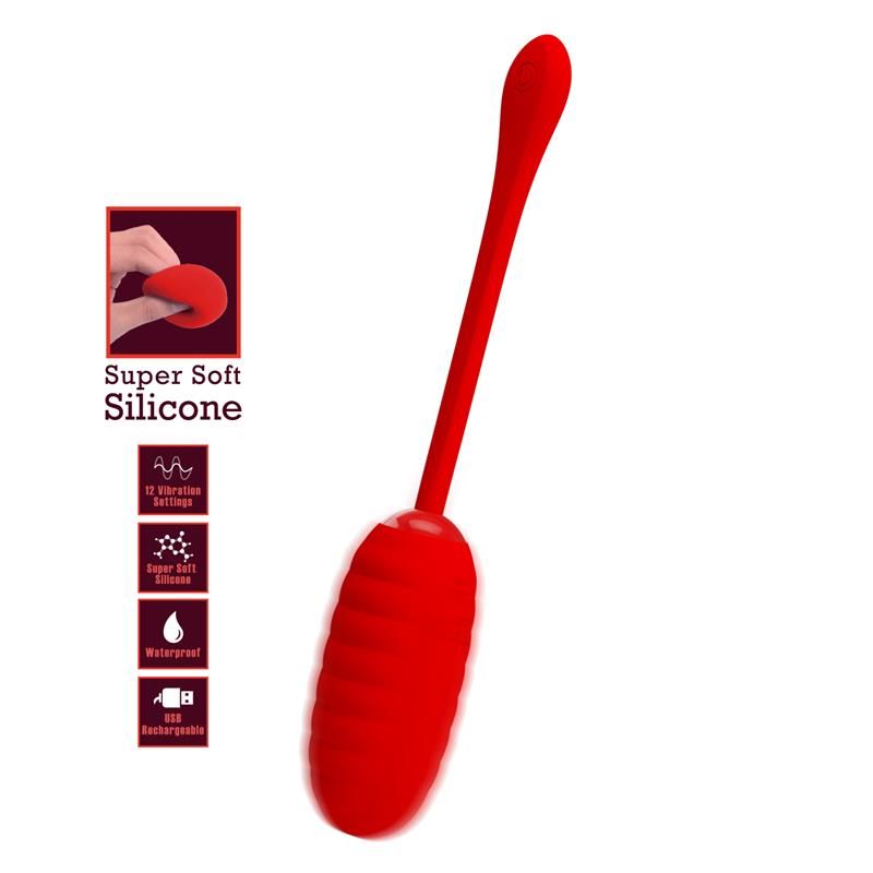 Kirk Vibrating Egg Red Kirk Vibrating Egg Red