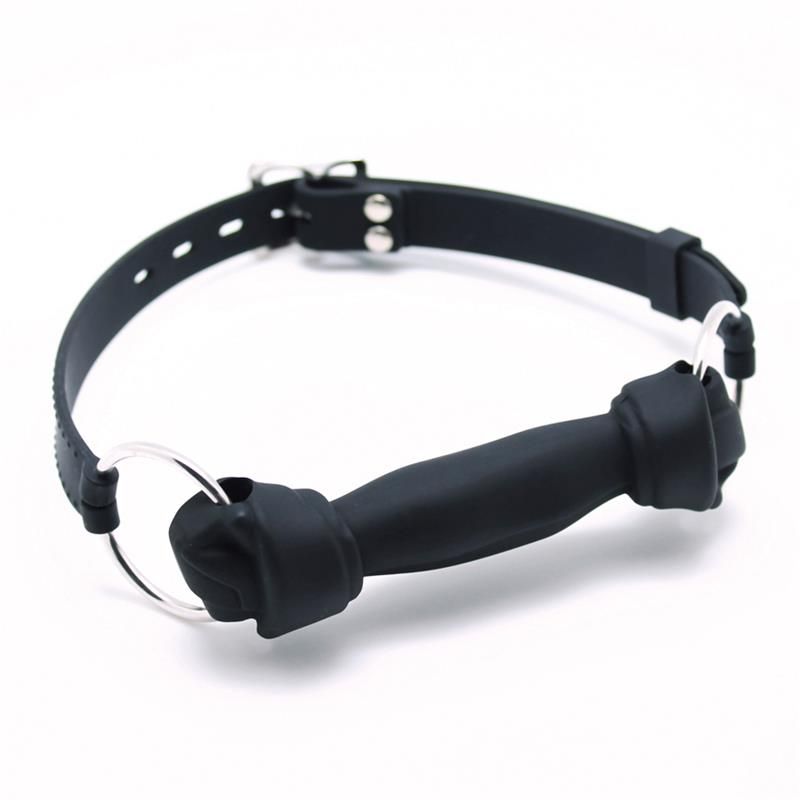 Mouthgag with Dog Bone Silicone Mouthgag with Dog Bone Silicone