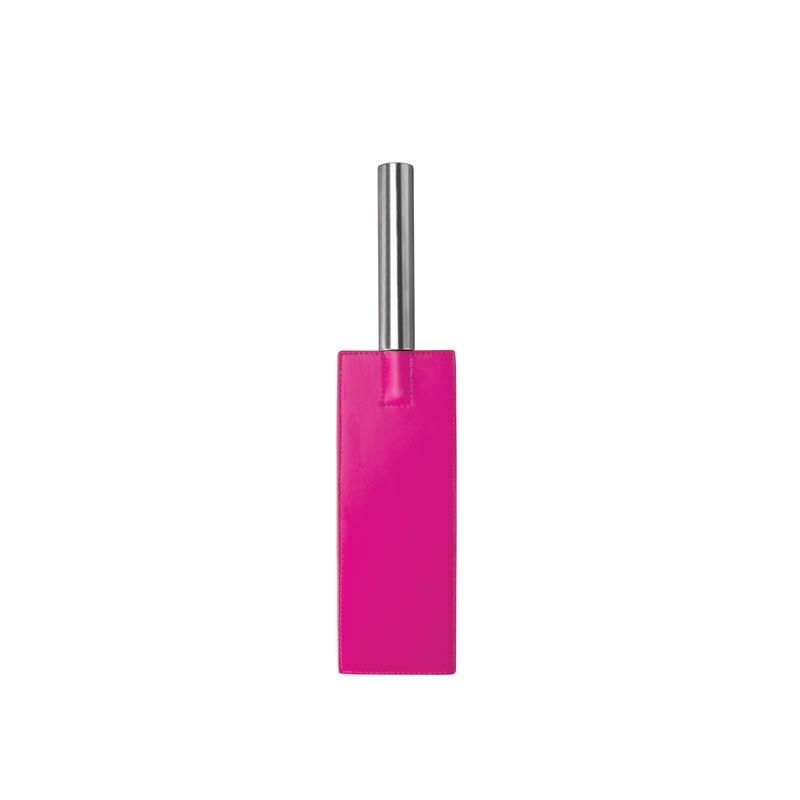 Shots Ouch! Whips and Paddles Leather Pddle Pink Shots Ouch! Whips and Paddles Leather Pddle Pink