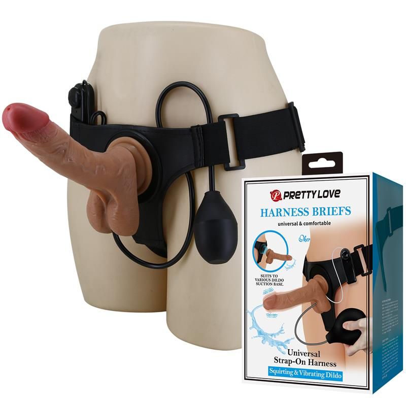 Oher Stra-On with Vibration and Squirt Dildo Oher Stra-On with Vibration and Squirt Dildo